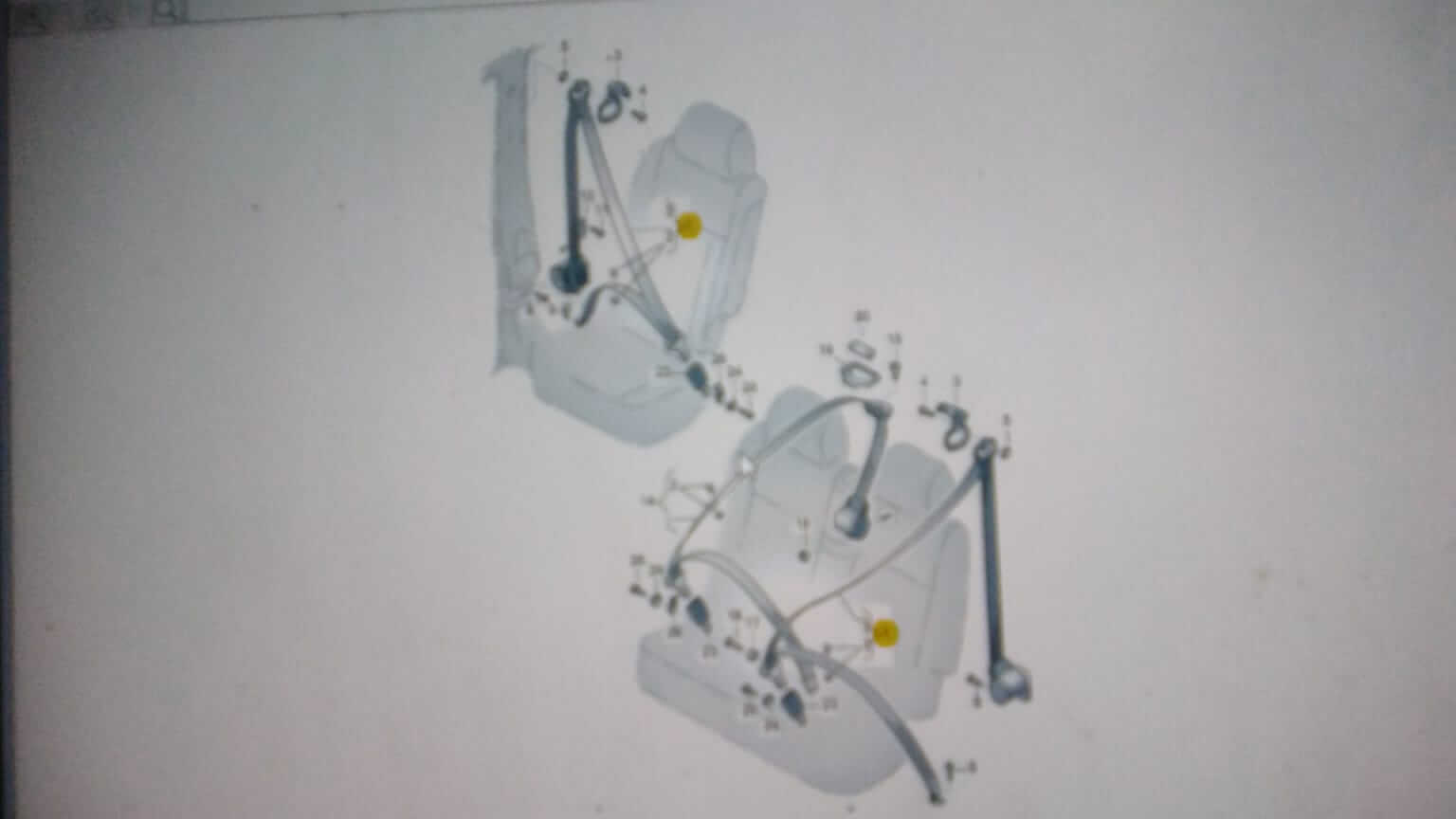 2K0857811C EMNİYET KEMERİ ARKA SOL-SAĞ VW CADDY 2004-2008 ORJ YENİ