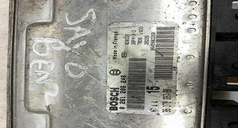 0261206246 MOTOR BEYNİ 9637838780 SAXO PEUGEOT 106 ORJ ÇIKMA