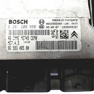 9659306580 Motor Beyni 0261208558 ME7.4.5 Peugeot 307 1.6 ORJ ÇI