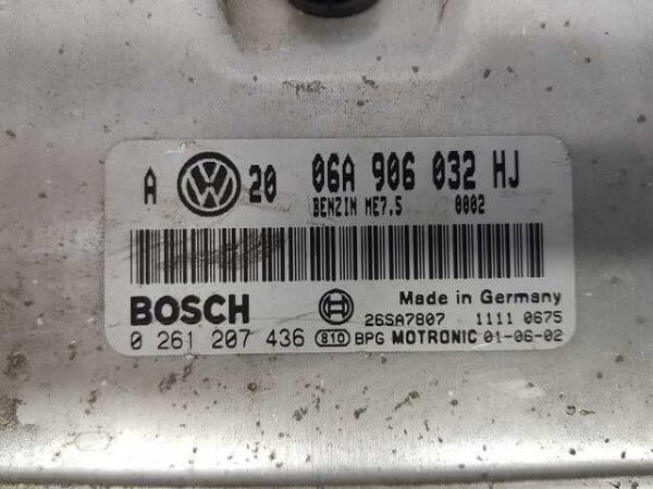 0261207436 MOTOR BEEYNİ Skoda Octavia1.8ME7.5 AUM ORJ ÇIKMA