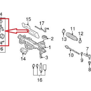 1K0498884 DİREKSON BAĞLANTI KELEPCESİ VW GOLF ORJ YENİ