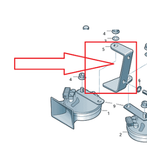 3B0951181A KORNA BIRAKETİ VW AUDİ SKODA SEAT