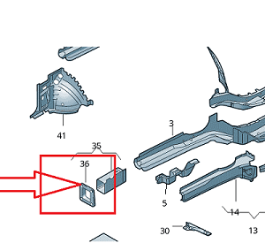8D0805747 ÖN TAMPON BAĞLANTI AYAĞI A4